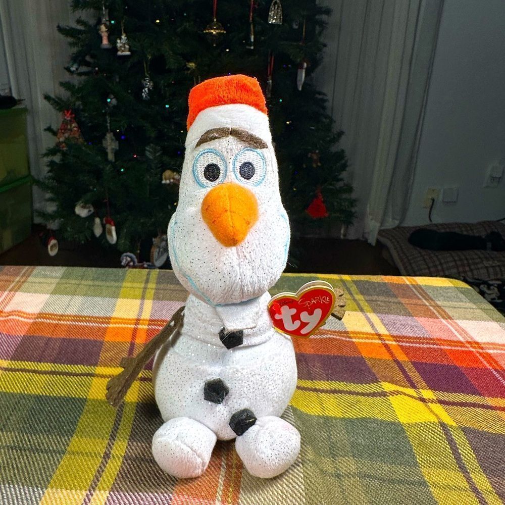 Ty beanie baby Olaf from Disney’s movie Frozen